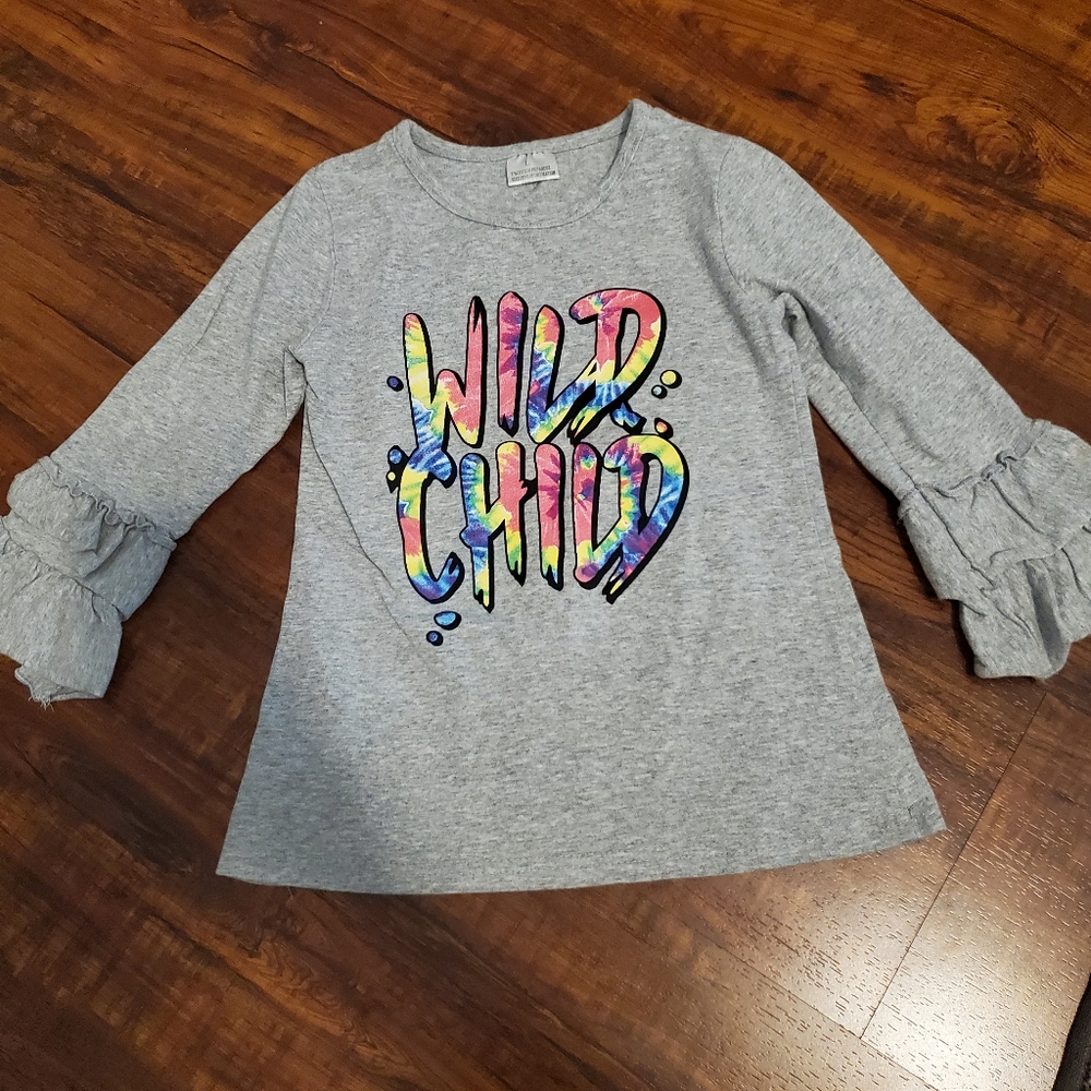 Little Girls Wild Child Tee